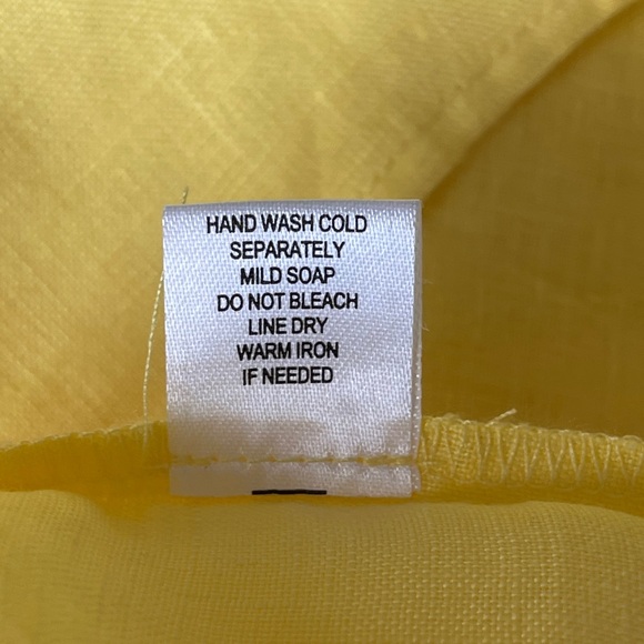 For Cynthia Linen Ruffle Sleeve Plus Size Top - Picture 6 of 6